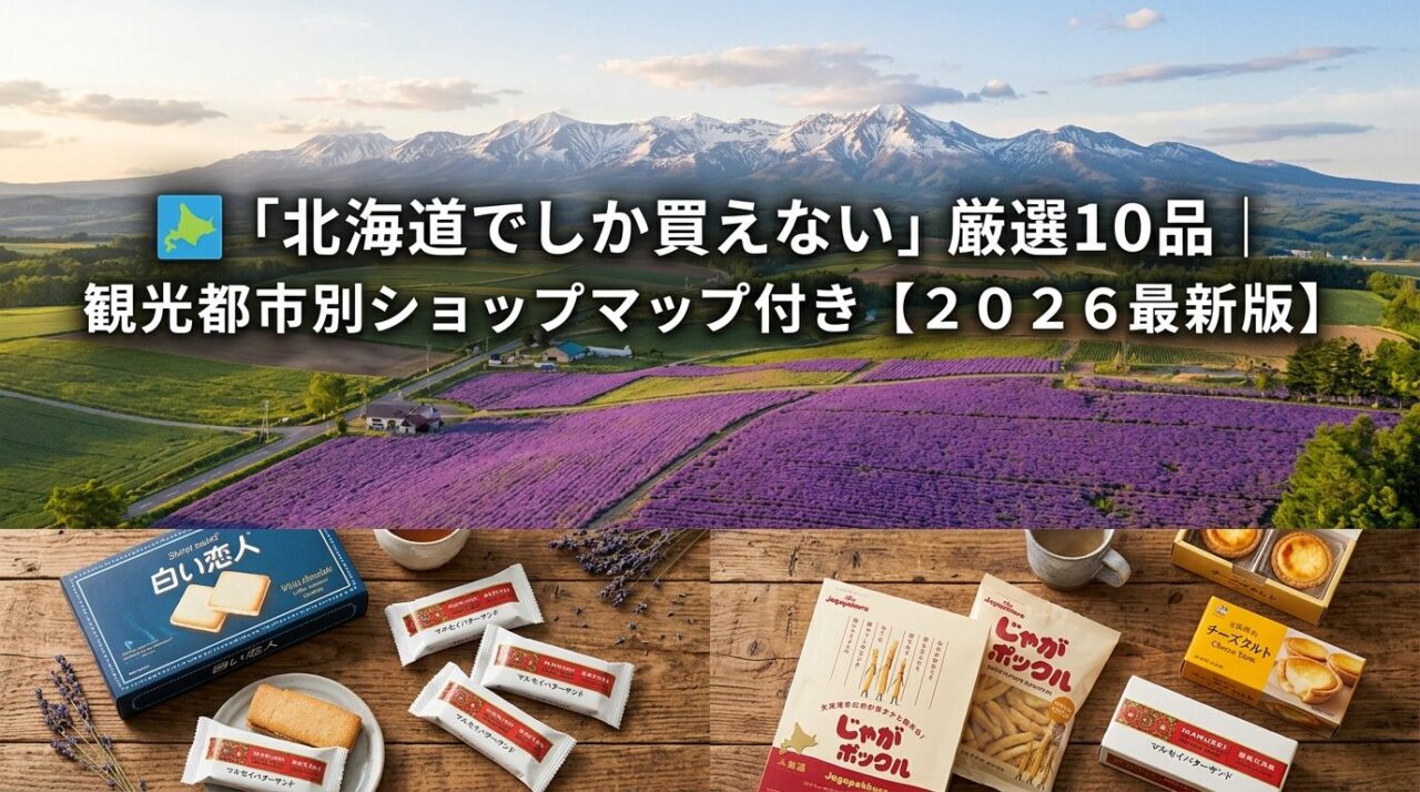 北海道お土産ベスト10＆買える場所まとめ｜現地を飛び回るプロが選んだ2026年最新ガイド