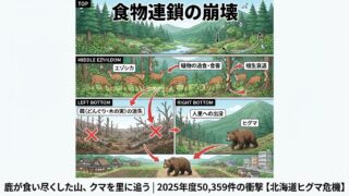 なぜ北海道の熊が増えているのか｜鹿との食物連鎖が崩壊した2026年の実態と対策