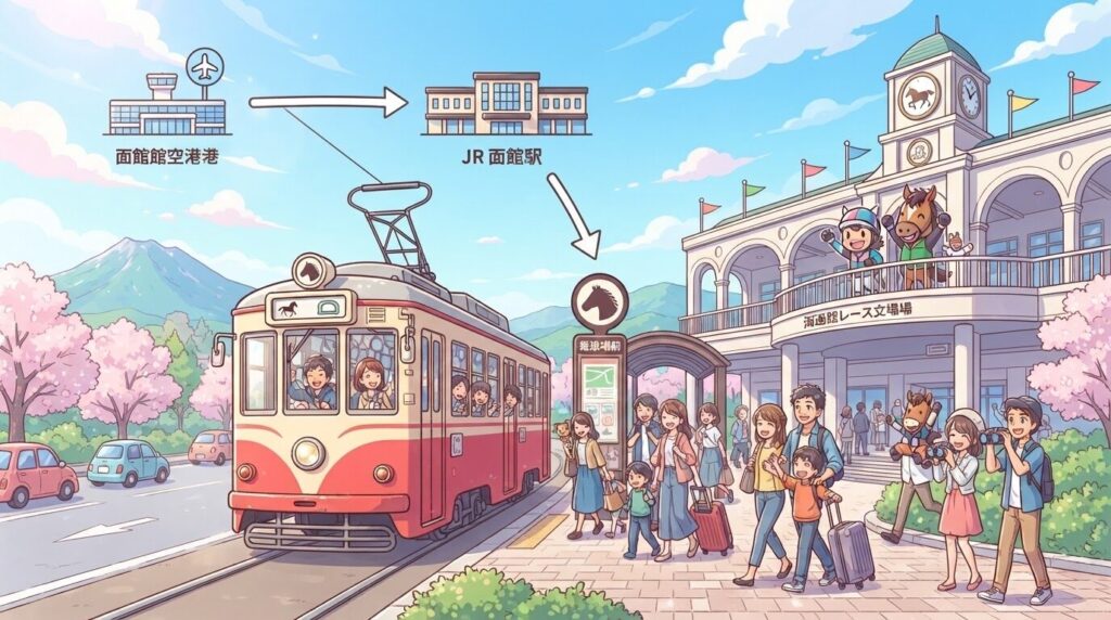 市電で行ける競馬場